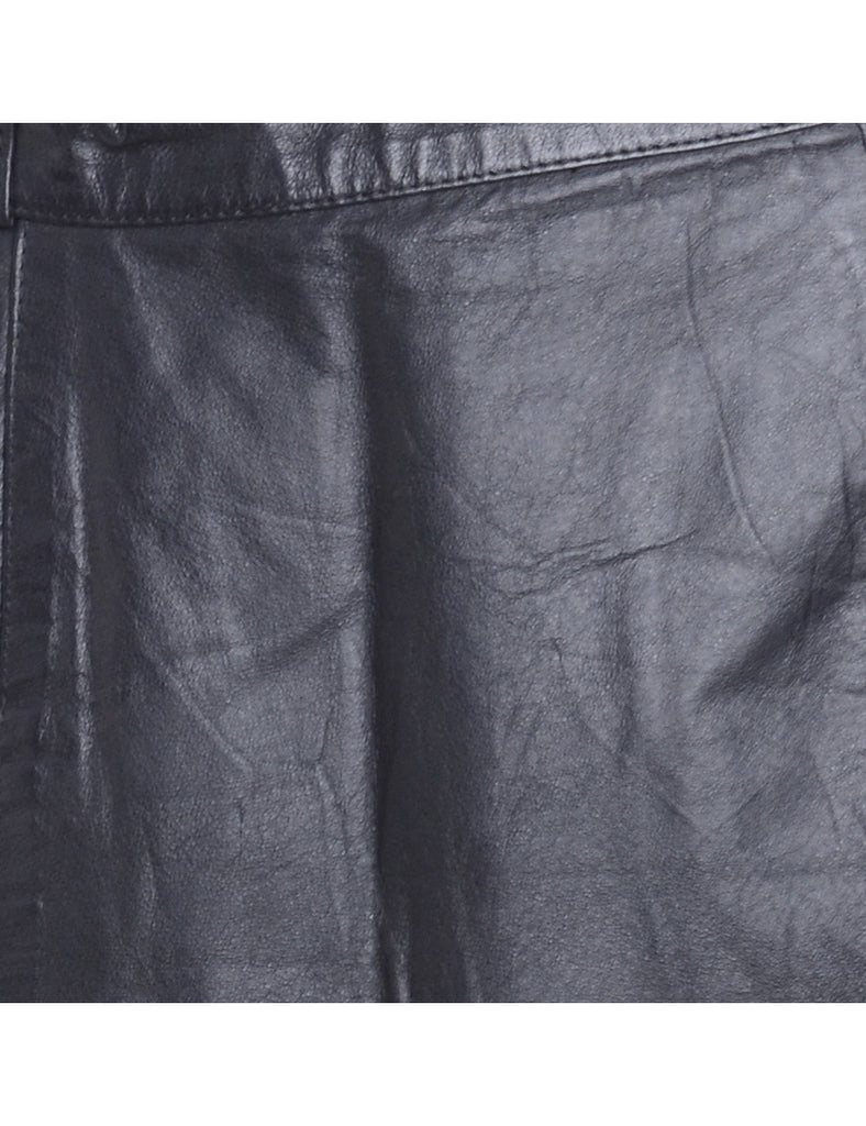 Beyond Retro Label Label Roxy Mini Leather Skirt