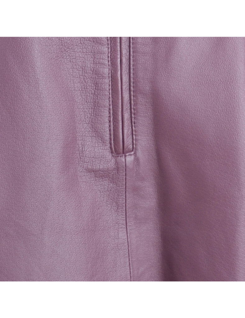 Beyond Retro Label Label Roxy Mini Leather Skirt
