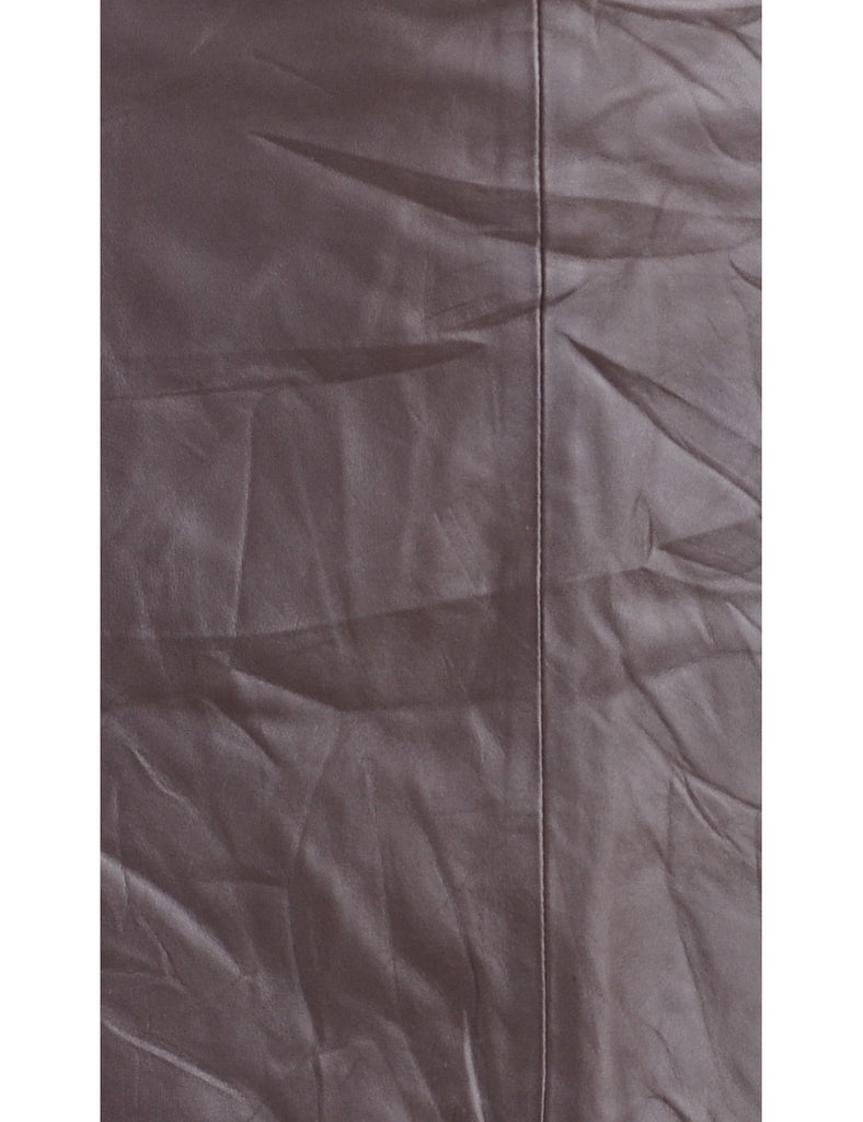 Beyond Retro Label Label Roxy Mini Leather Skirt
