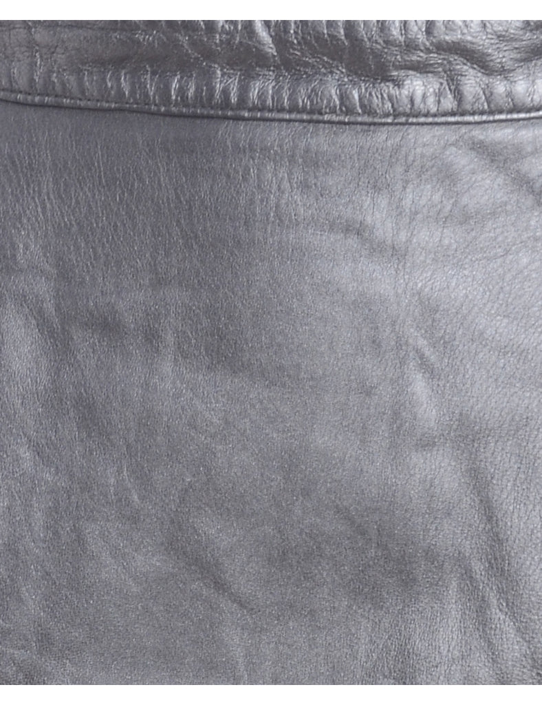 Beyond Retro Label Label Roxy Mini Leather Skirt