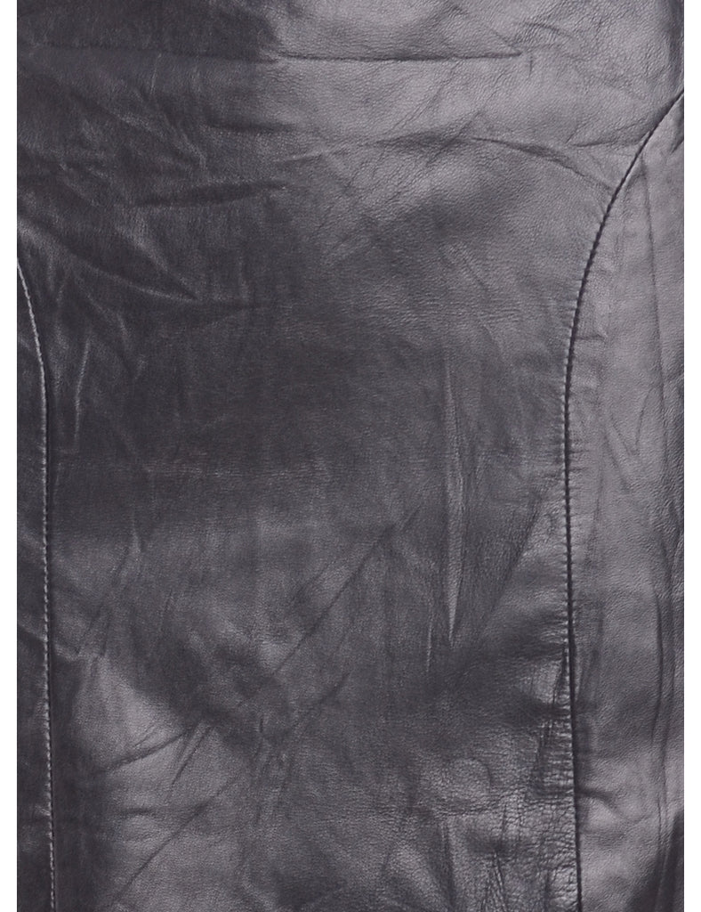 Beyond Retro Label Label Roxy Mini Leather Skirt