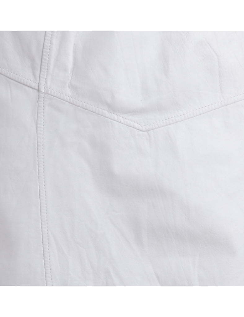 Beyond Retro Label Label Roxy Mini Leather Skirt