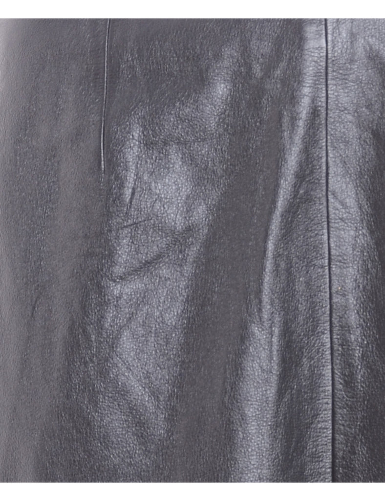Beyond Retro Label Label Roxy Mini Leather Skirt