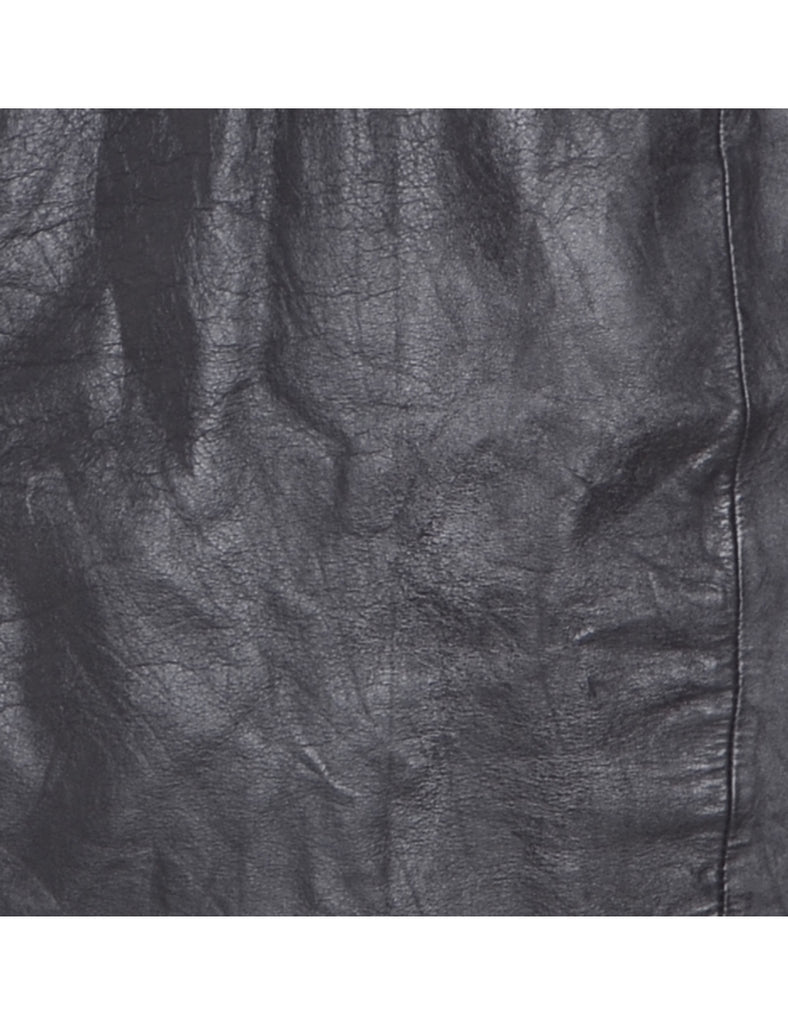 Beyond Retro Label Label Roxy Mini Leather Skirt