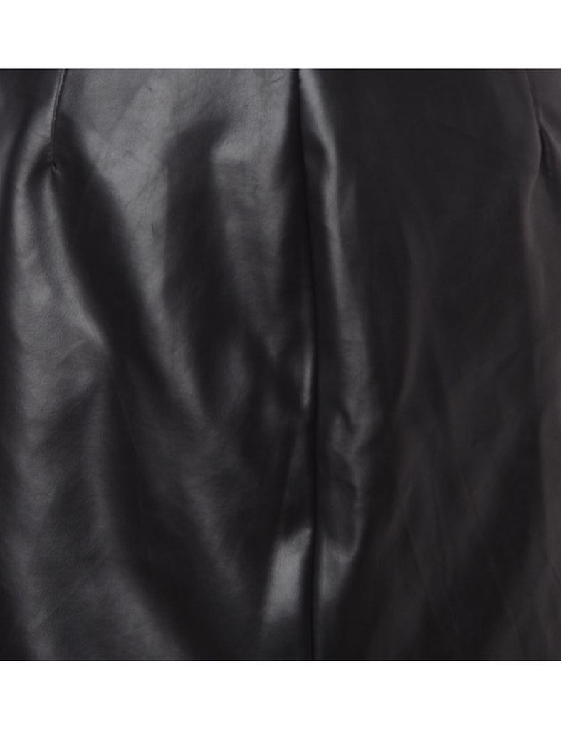 Beyond Retro Label Label Roxy Mini Leather Skirt