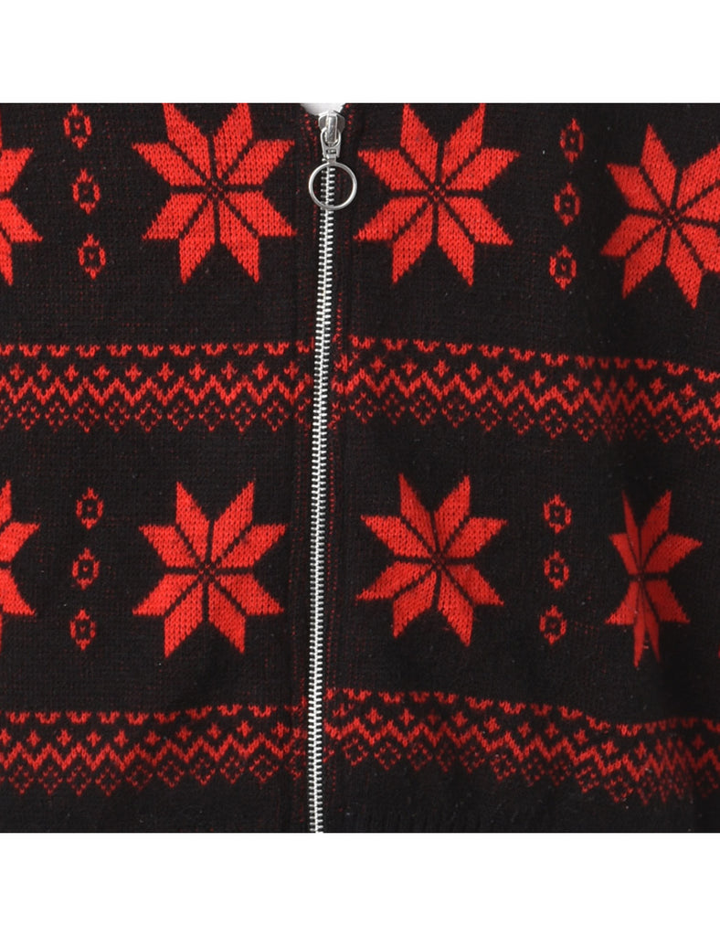 Beyond Retro Label Label Sage Zip Jumper