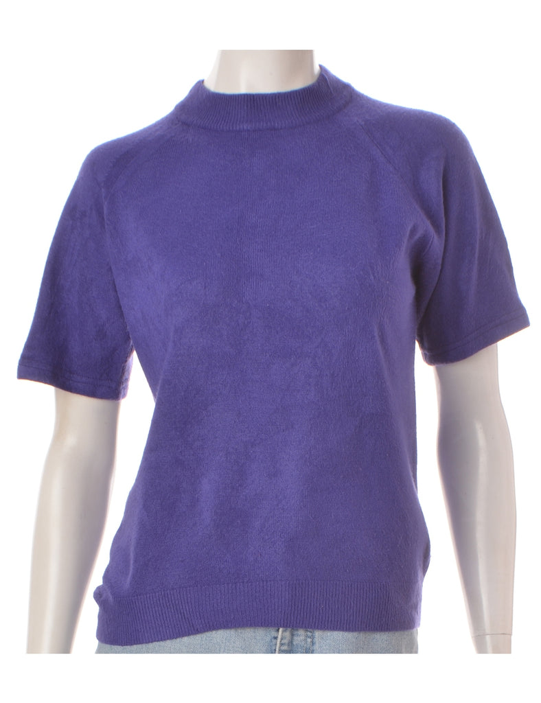 Beyond Retro Label Label Sandy Short Sleeve Turtle Neck