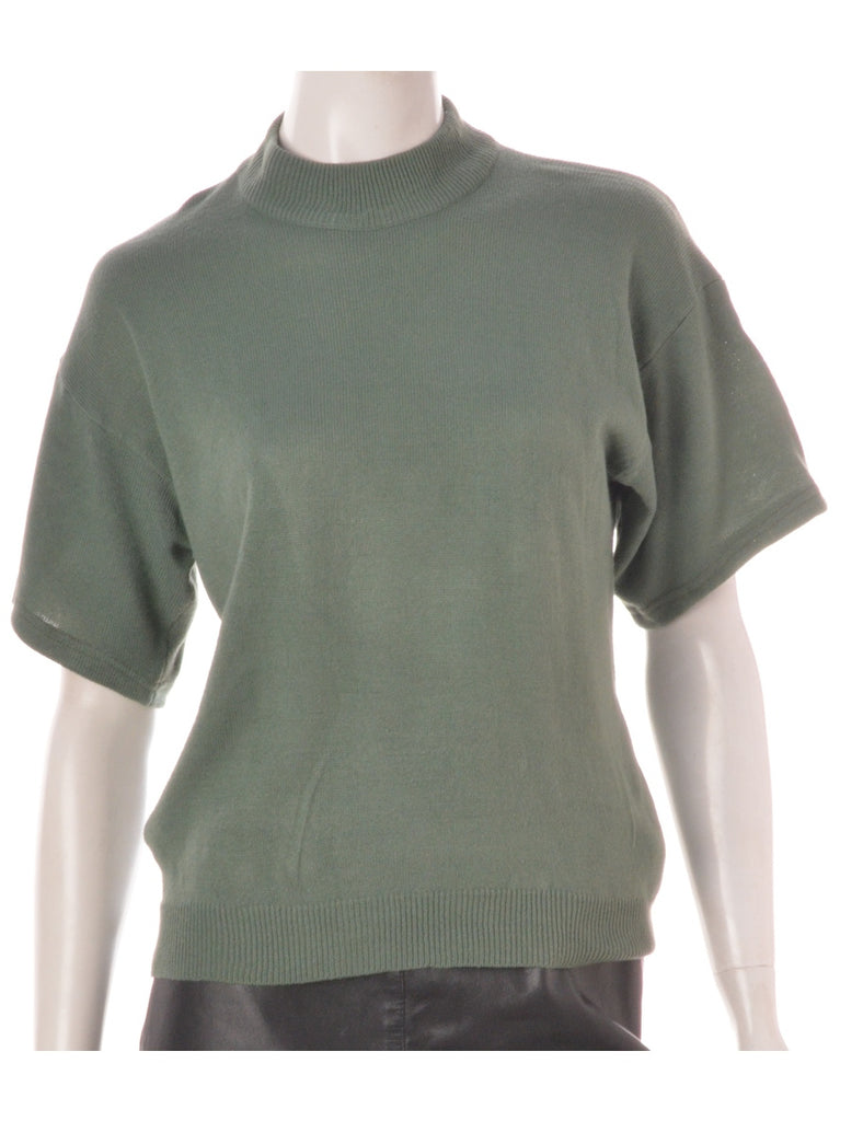 Beyond Retro Label Label Sandy Short Sleeve Turtle Neck