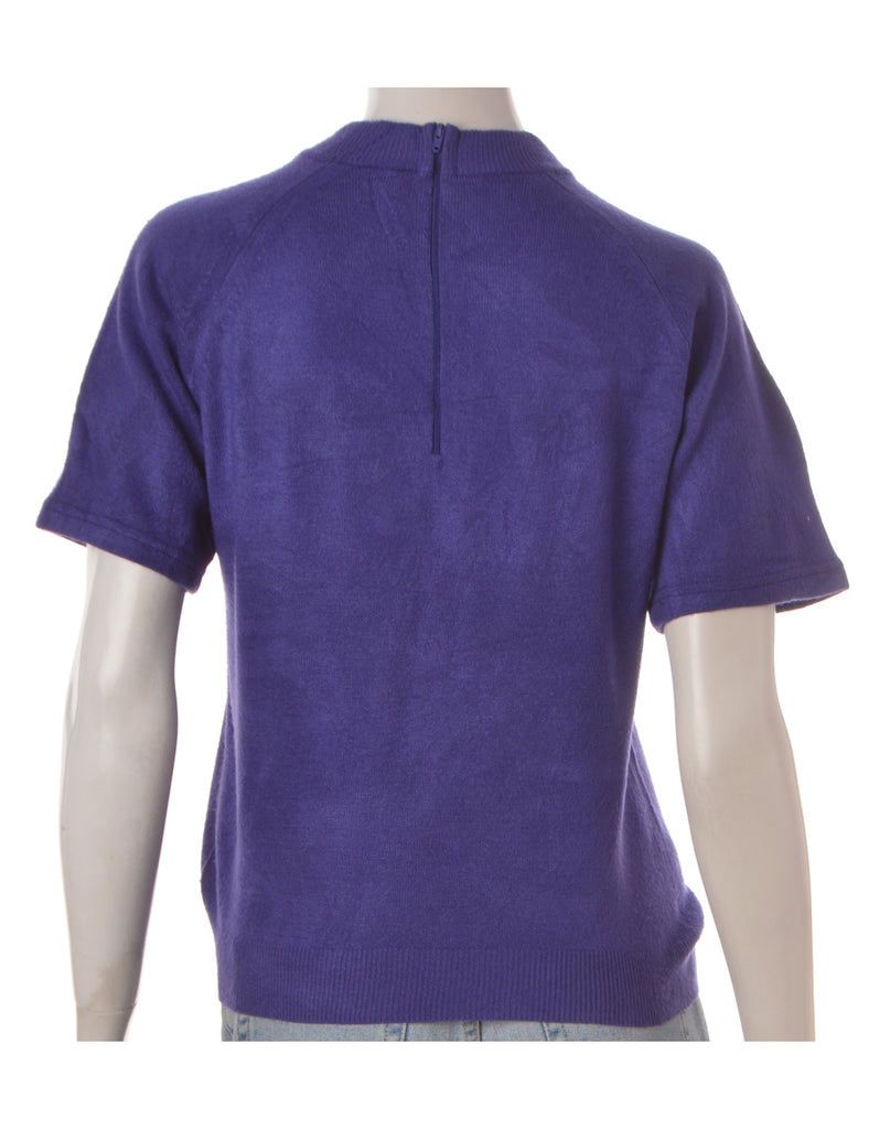 Beyond Retro Label Label Sandy Short Sleeve Turtle Neck