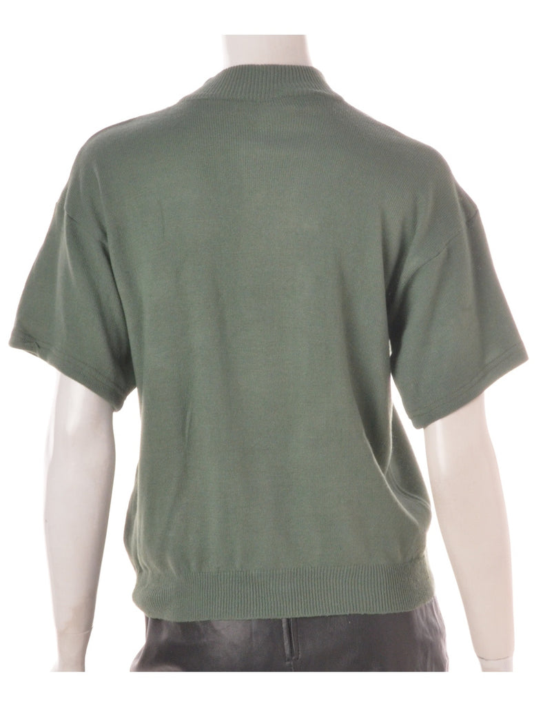 Beyond Retro Label Label Sandy Short Sleeve Turtle Neck