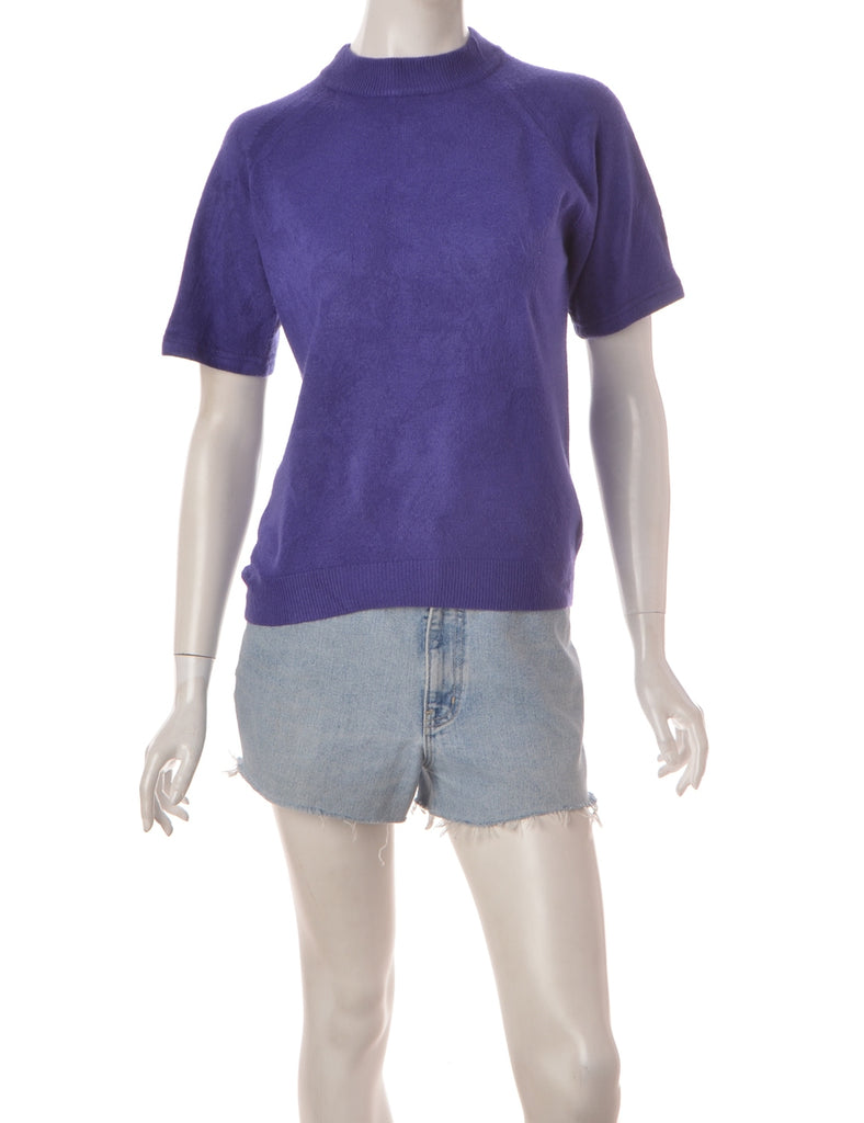 Beyond Retro Label Label Sandy Short Sleeve Turtle Neck