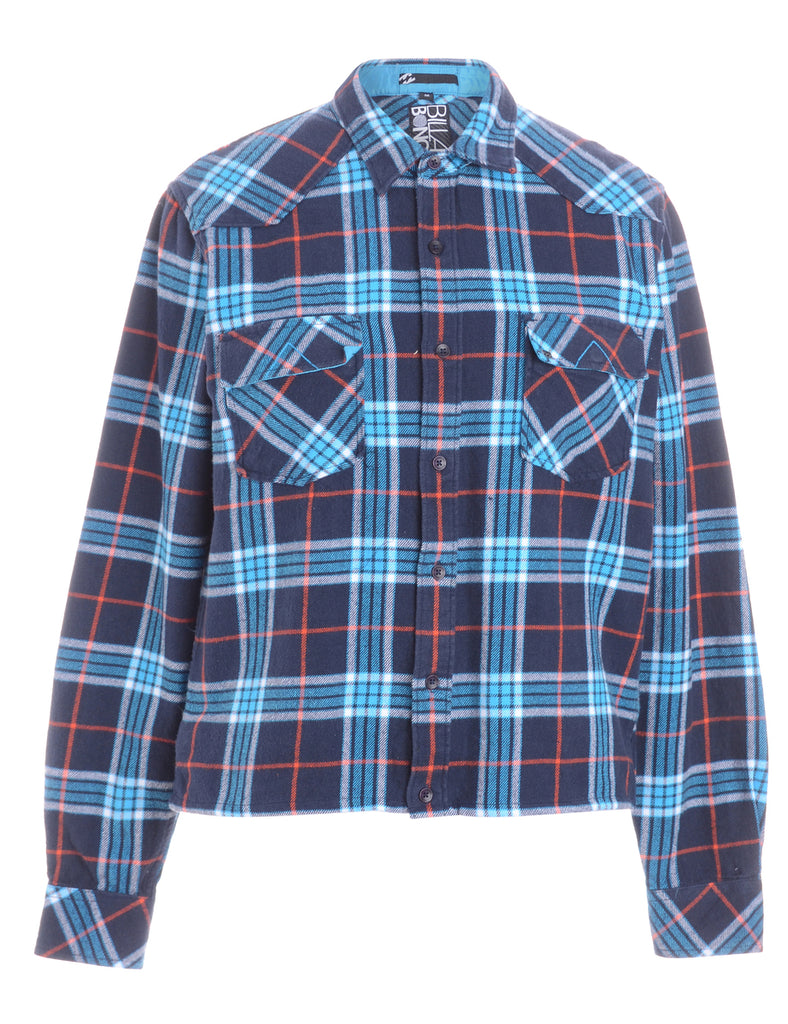 Beyond Retro Label Label Sarah Straight Hem Plaid Shirt