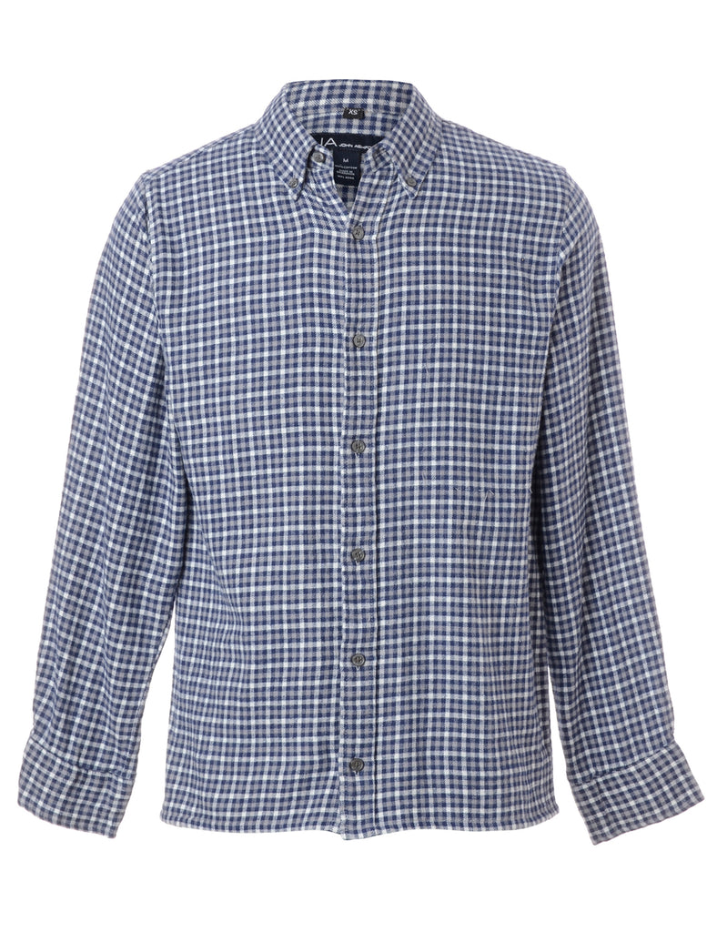 Beyond Retro Label Label Sarah Straight Hem Plaid Shirt