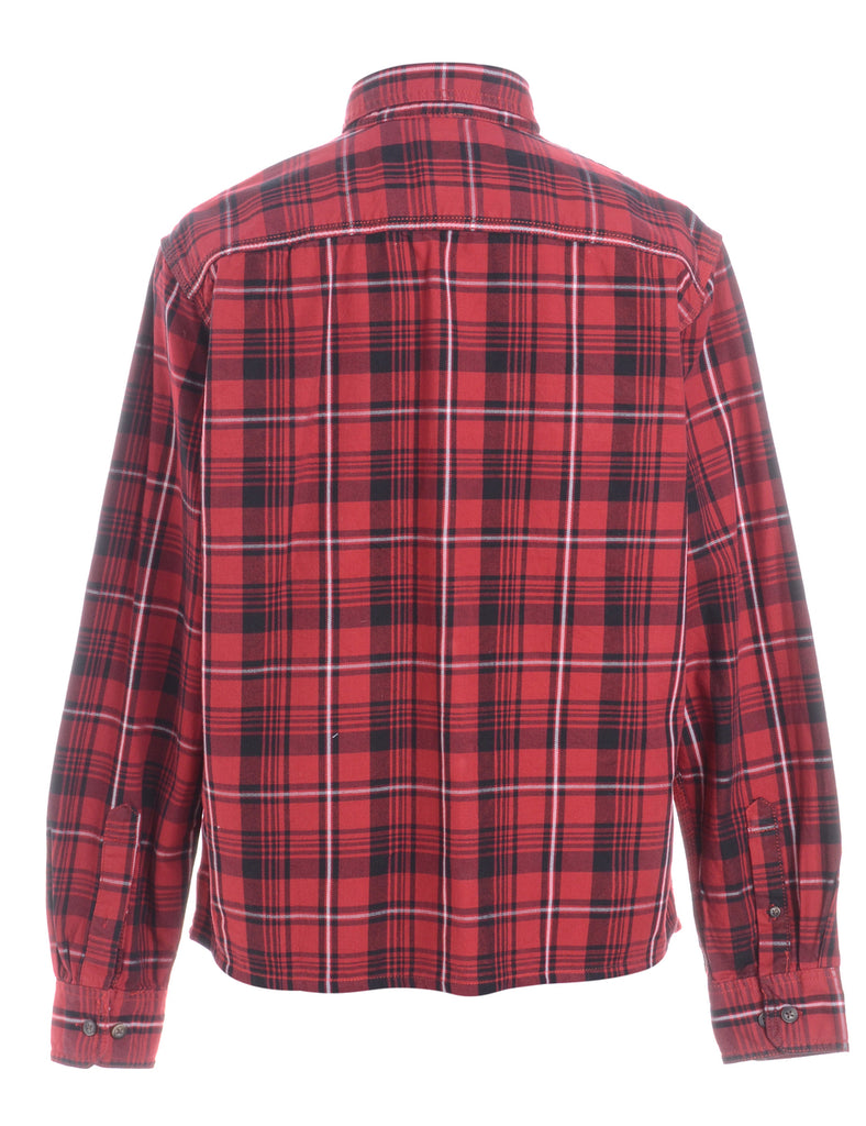 Beyond Retro Label Label Sarah Straight Hem Plaid Shirt
