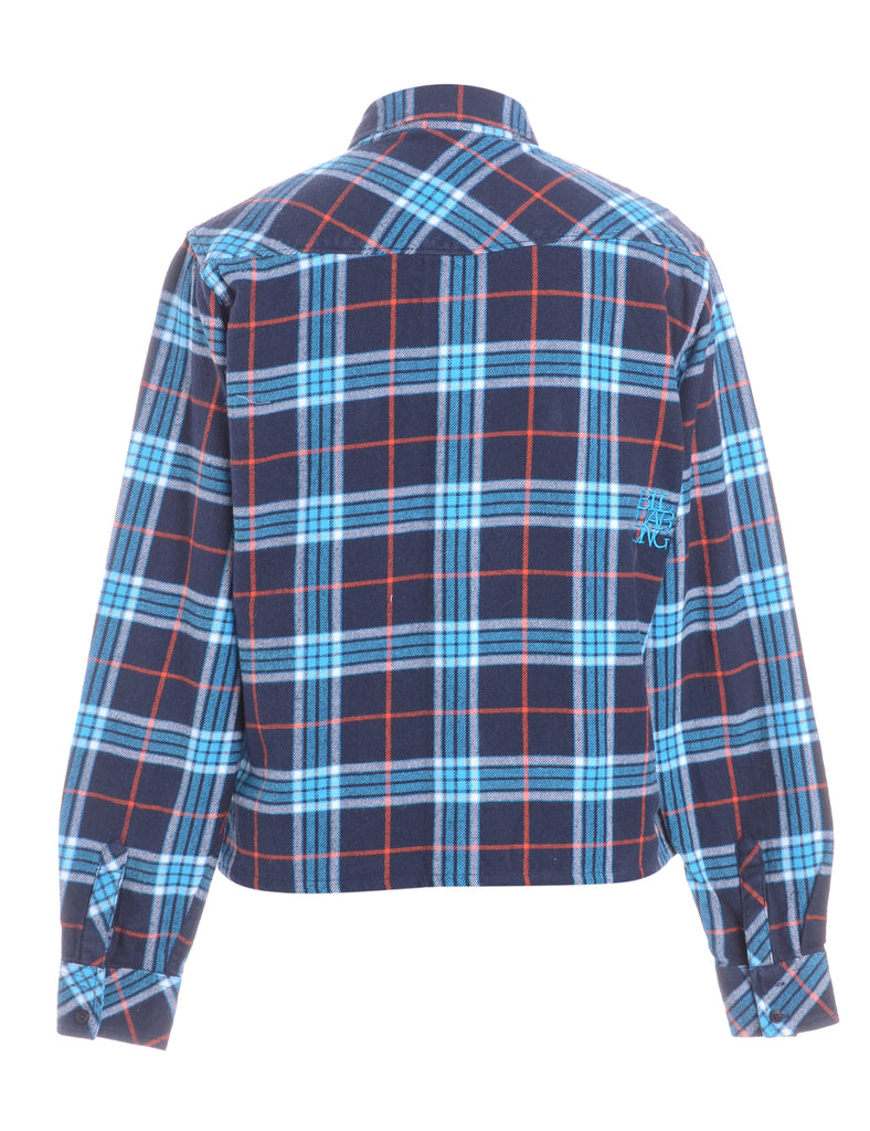 Beyond Retro Label Label Sarah Straight Hem Plaid Shirt
