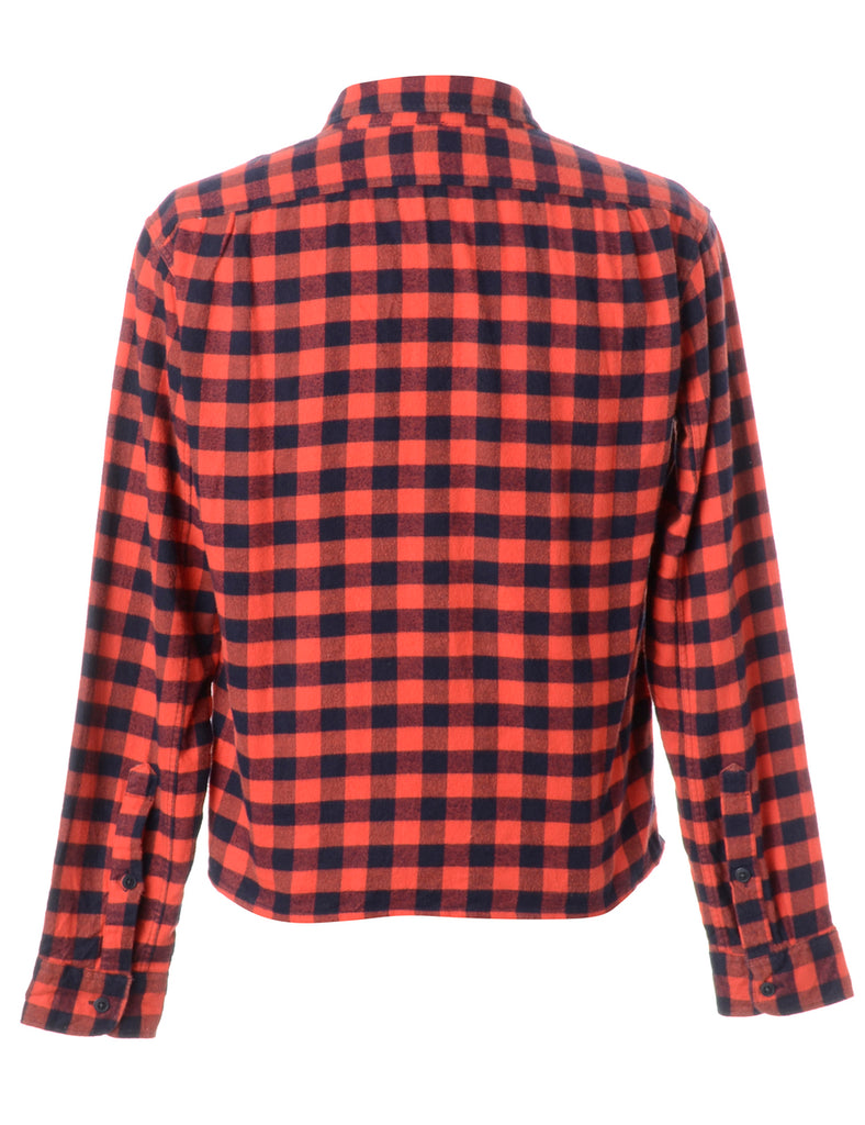 Beyond Retro Label Label Sarah Straight Hem Plaid Shirt