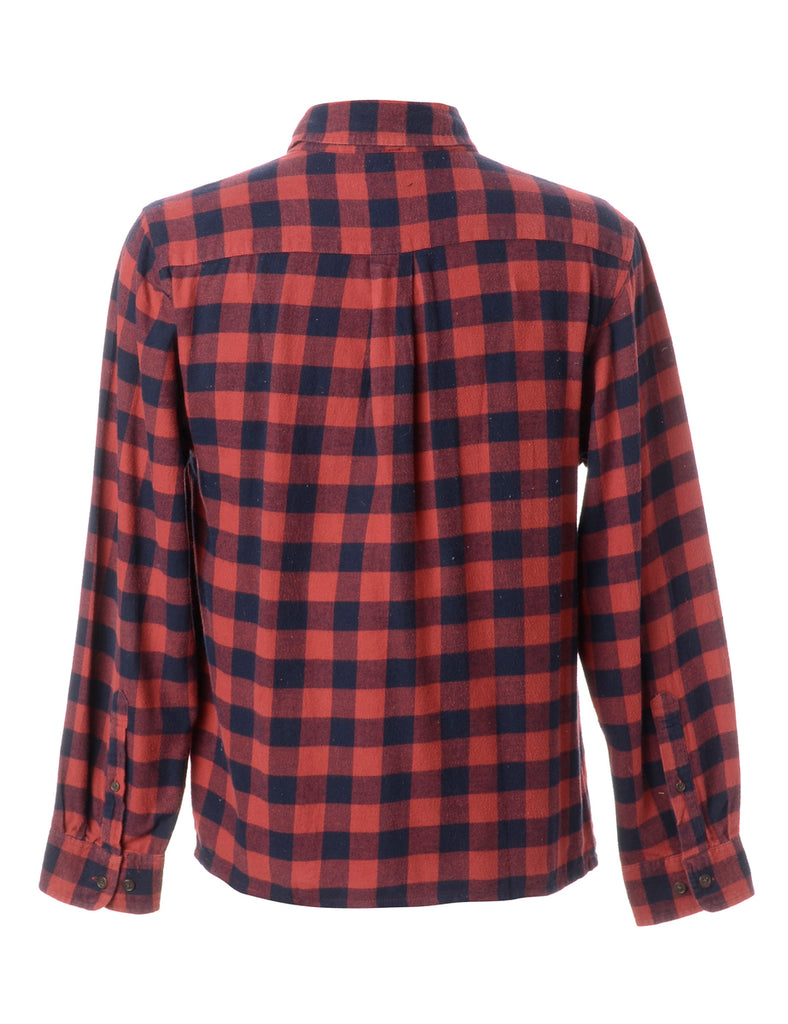 Beyond Retro Label Label Sarah Straight Hem Plaid Shirt