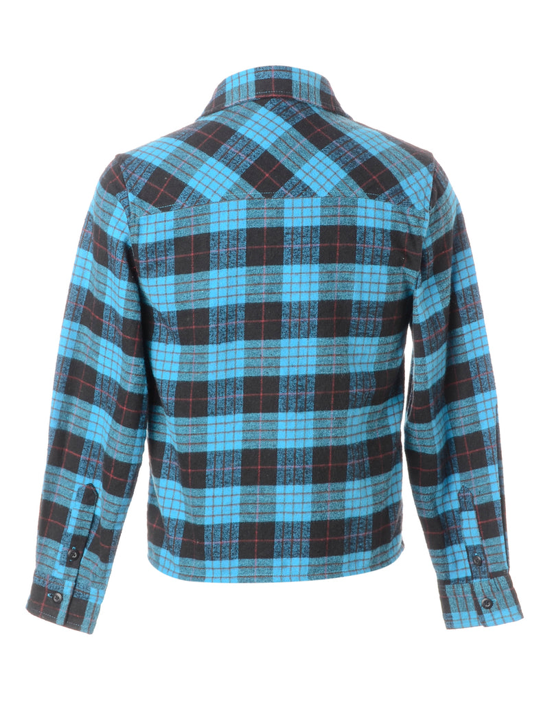 Beyond Retro Label Label Sarah Straight Hem Plaid Shirt