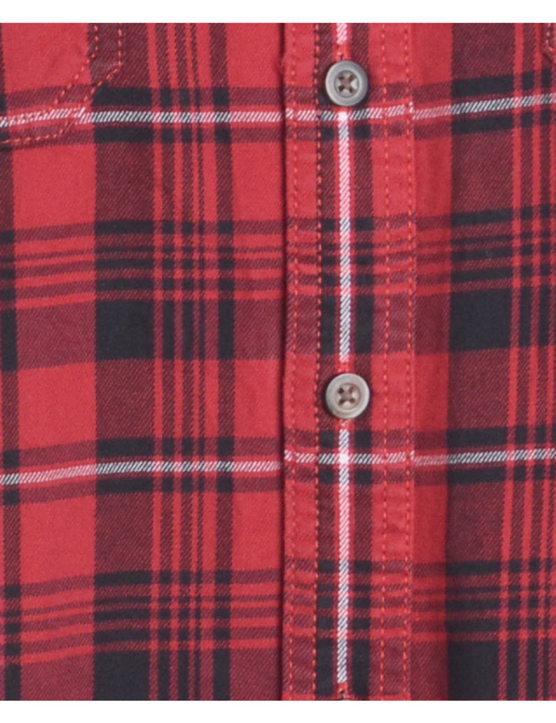 Beyond Retro Label Label Sarah Straight Hem Plaid Shirt