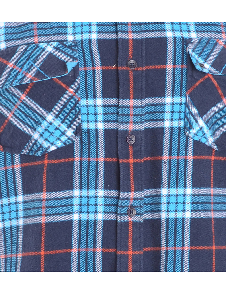 Beyond Retro Label Label Sarah Straight Hem Plaid Shirt