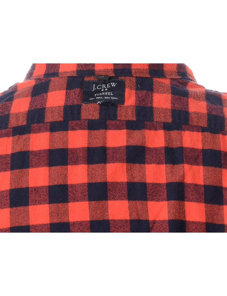 Beyond Retro Label Label Sarah Straight Hem Plaid Shirt