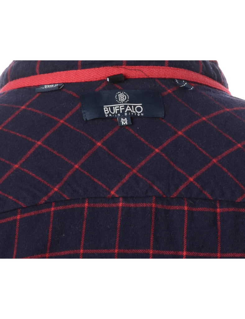 Beyond Retro Label Label Sarah Straight Hem Plaid Shirt