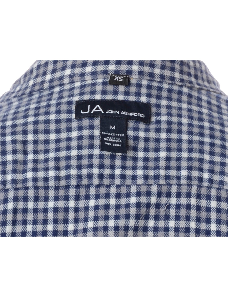 Beyond Retro Label Label Sarah Straight Hem Plaid Shirt