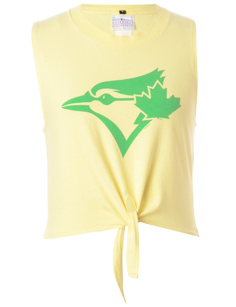 Beyond Retro Label Label Sasha Tie Front Sports Vest