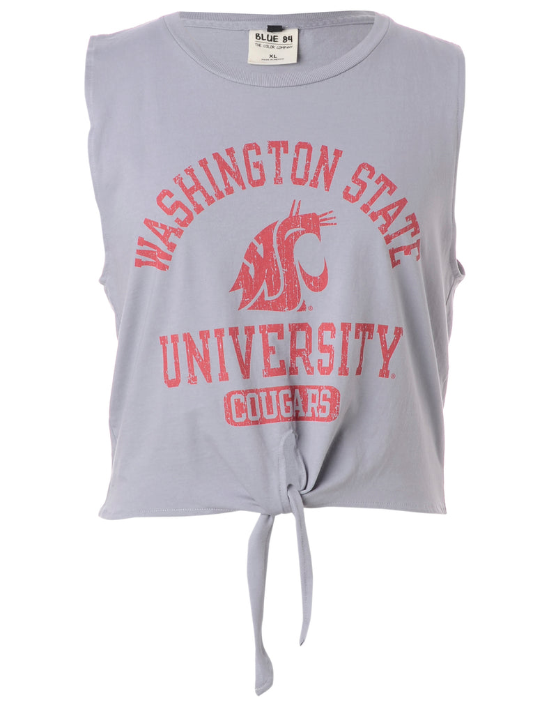 Beyond Retro Label Label Sasha Tie Front Sports Vest