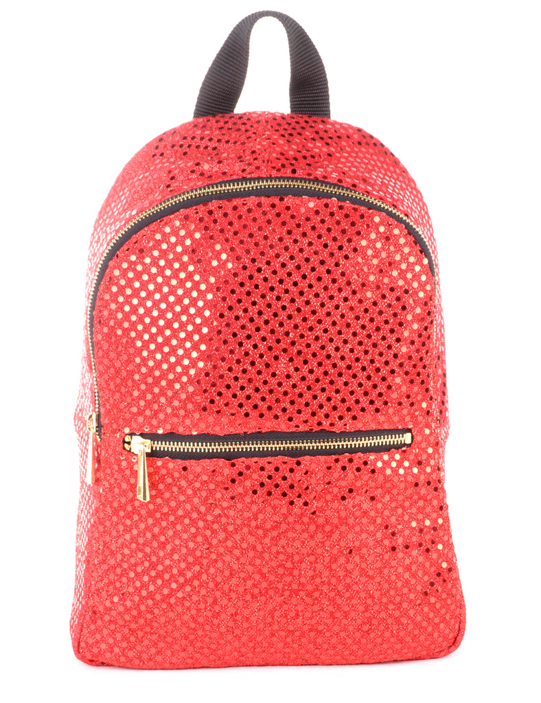 Beyond Retro Label Label Sequined Nikki Backpack