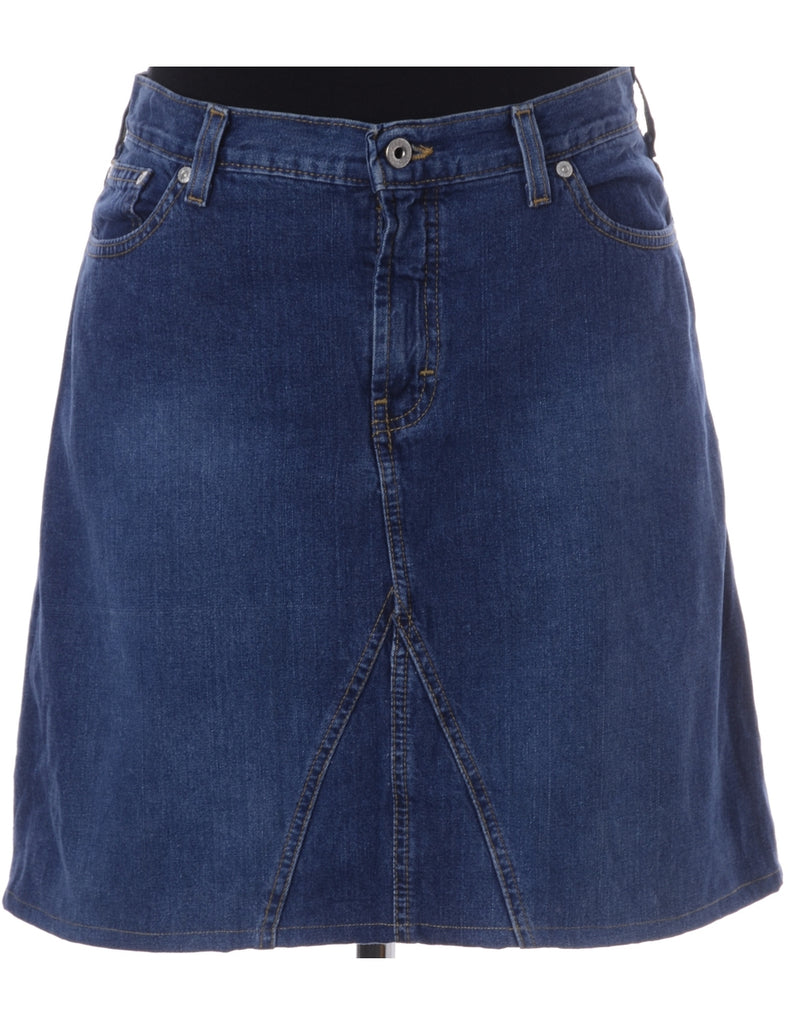 Beyond Retro Label Label Short Denim Skirt