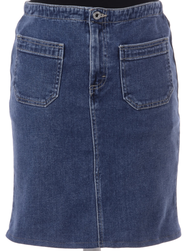 Beyond Retro Label Label Short Denim Skirt