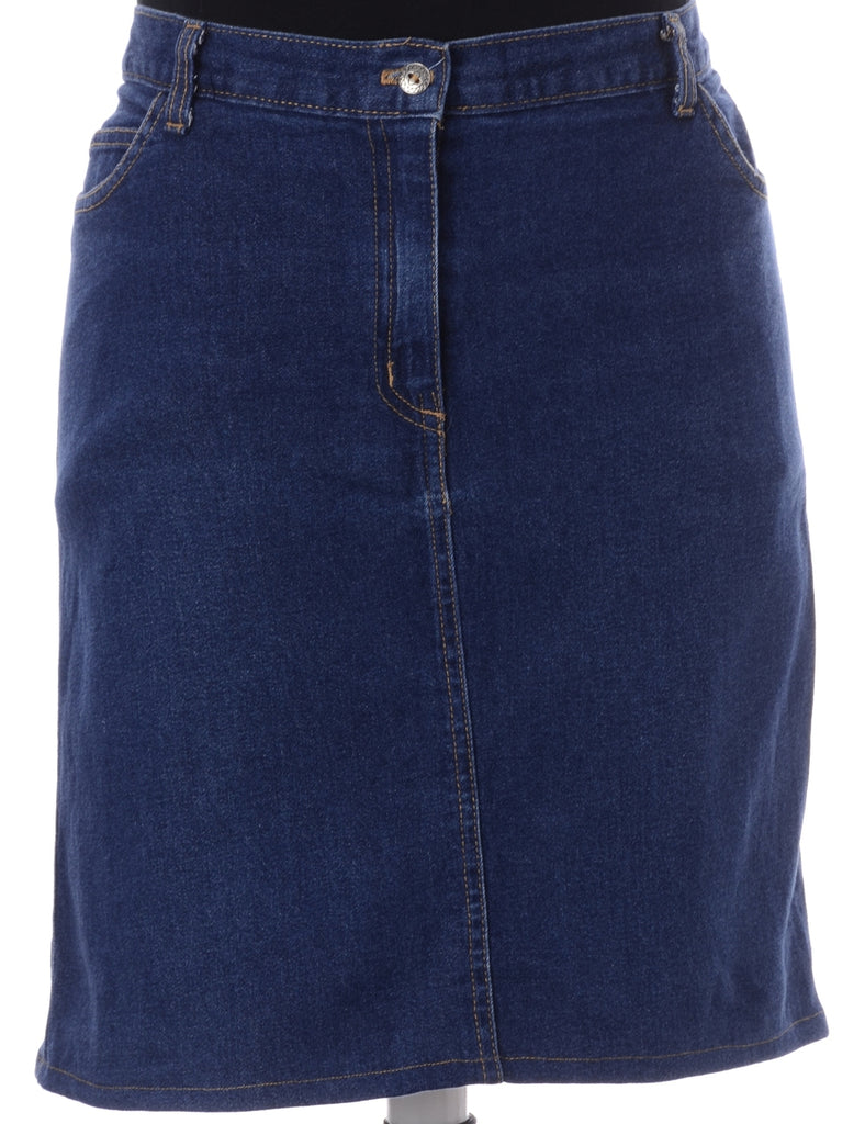 Beyond Retro Label Label Short Denim Skirt