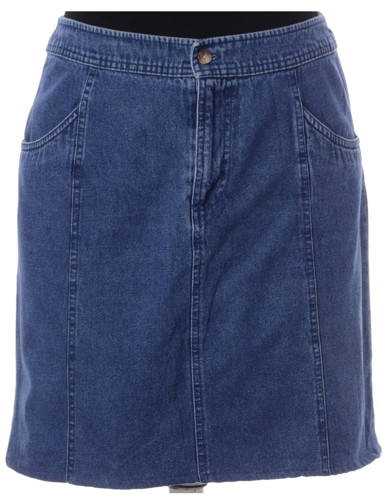 Beyond Retro Label Label Short Denim Skirt
