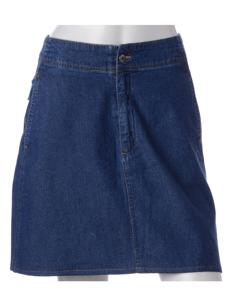 Beyond Retro Label Label Short Denim Skirt
