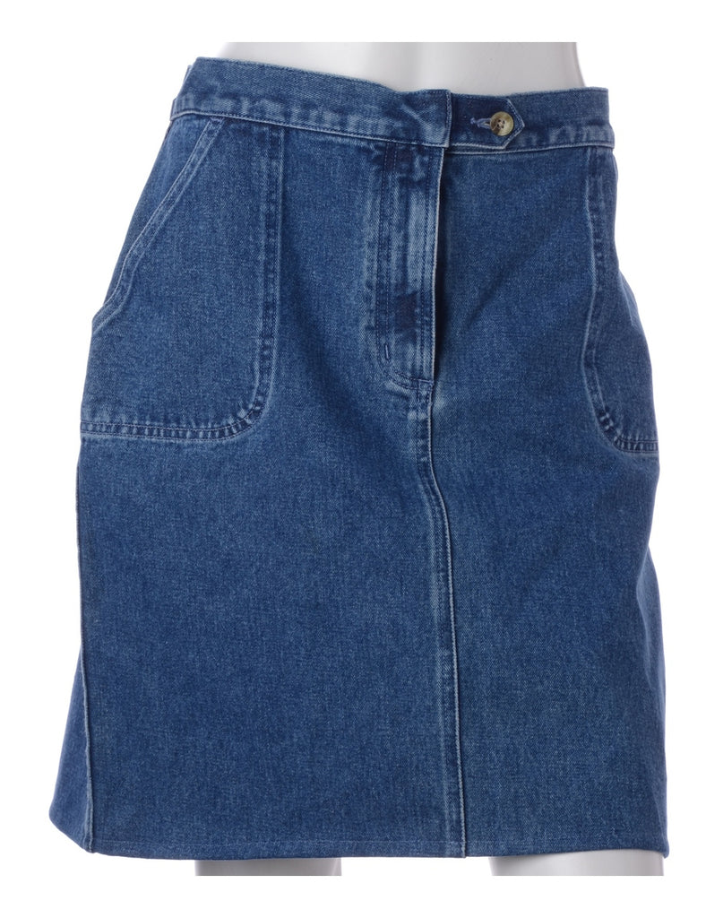 Beyond Retro Label Label Short Denim Skirt