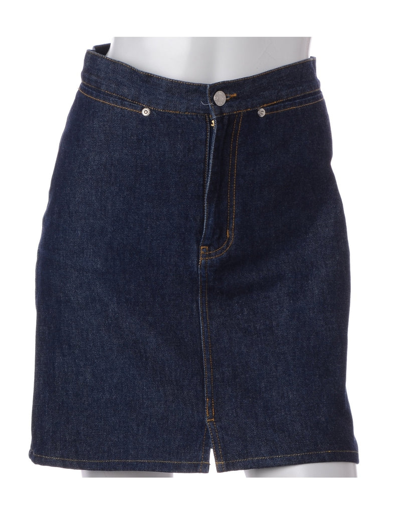 Beyond Retro Label Label Short Denim Skirt