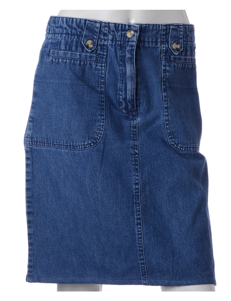 Beyond Retro Label Label Short Denim Skirt