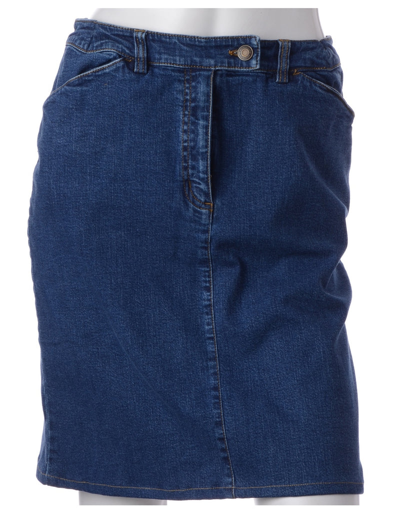 Beyond Retro Label Label Short Denim Skirt