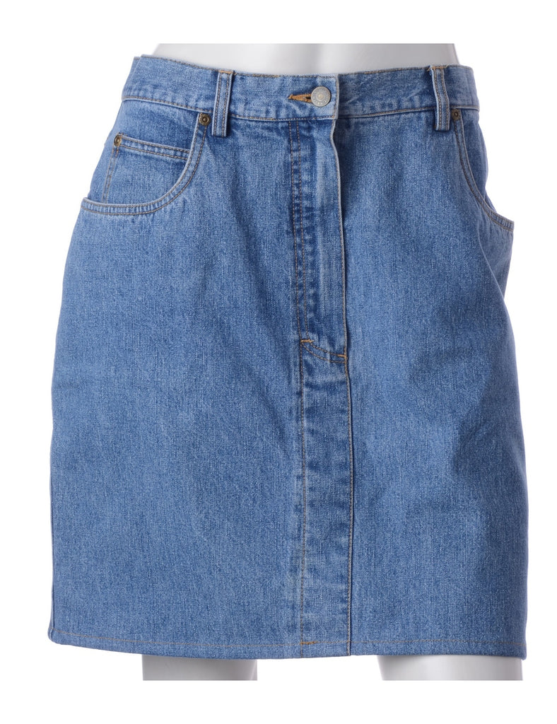 Beyond Retro Label Label Short Denim Skirt
