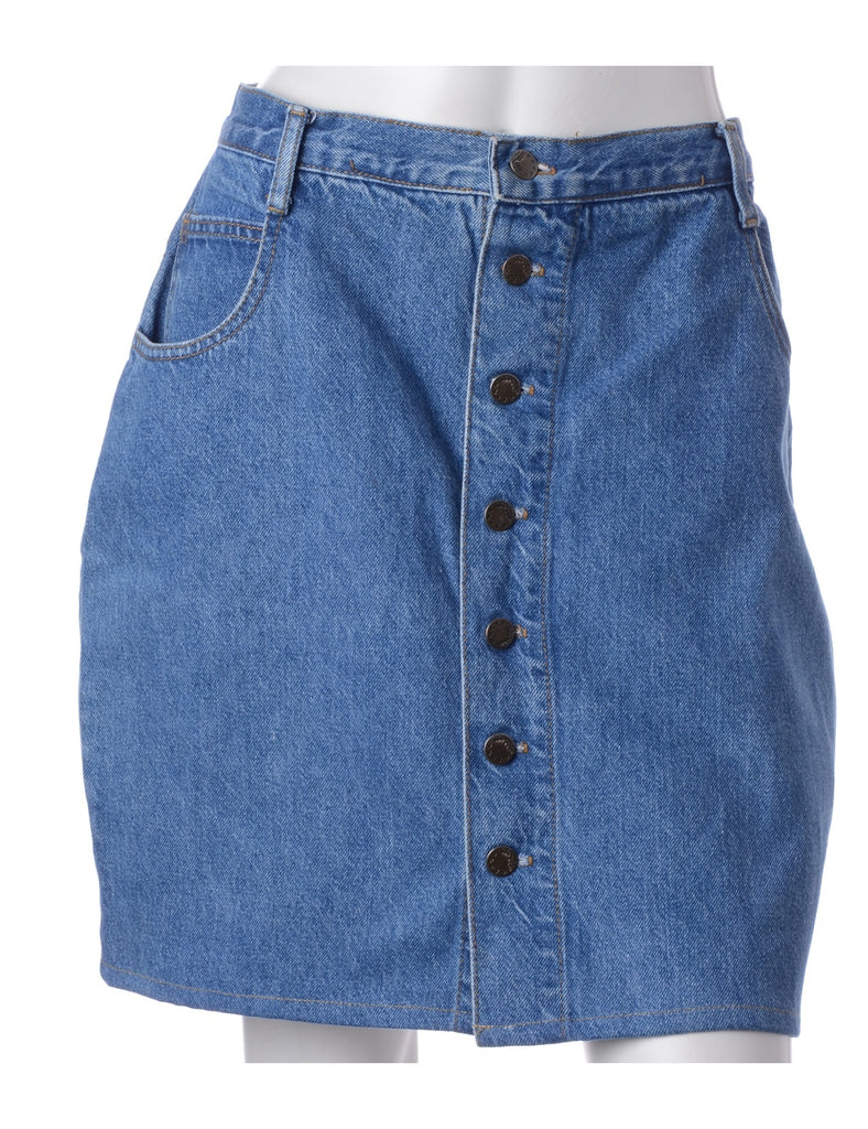 Beyond Retro Label Label Short Denim Skirt