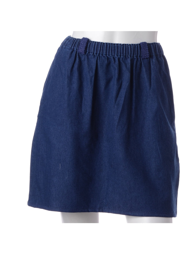 Beyond Retro Label Label Short Denim Skirt