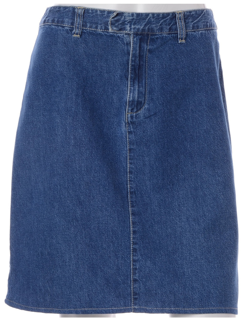 Beyond Retro Label Label Short Denim Skirt