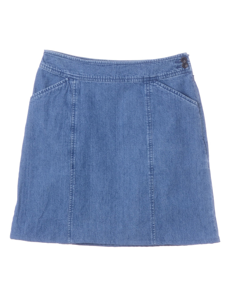 Beyond Retro Label Label Short Denim Skirt