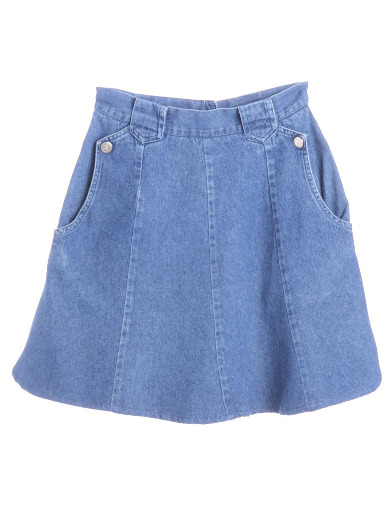 Beyond Retro Label Label Short Denim Skirt
