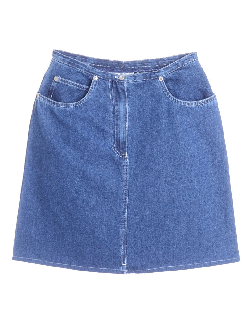 Beyond Retro Label Label Short Denim Skirt