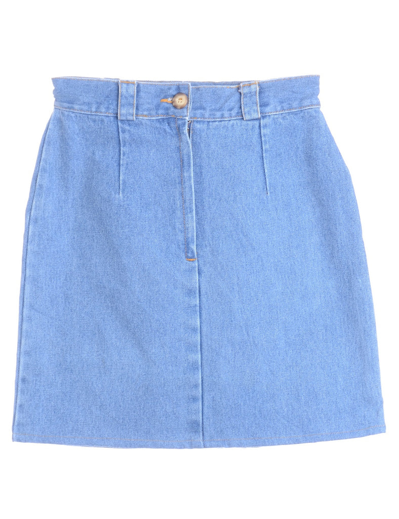 Beyond Retro Label Label Short Denim Skirt