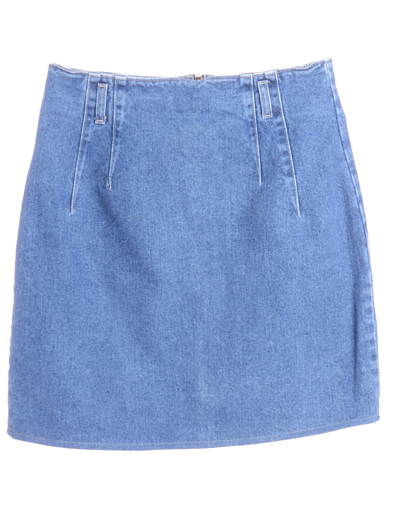 Beyond Retro Label Label Short Denim Skirt
