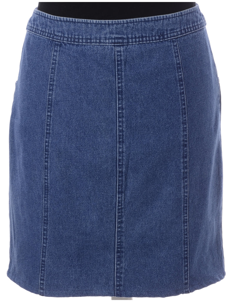 Beyond Retro Label Label Short Denim Skirt
