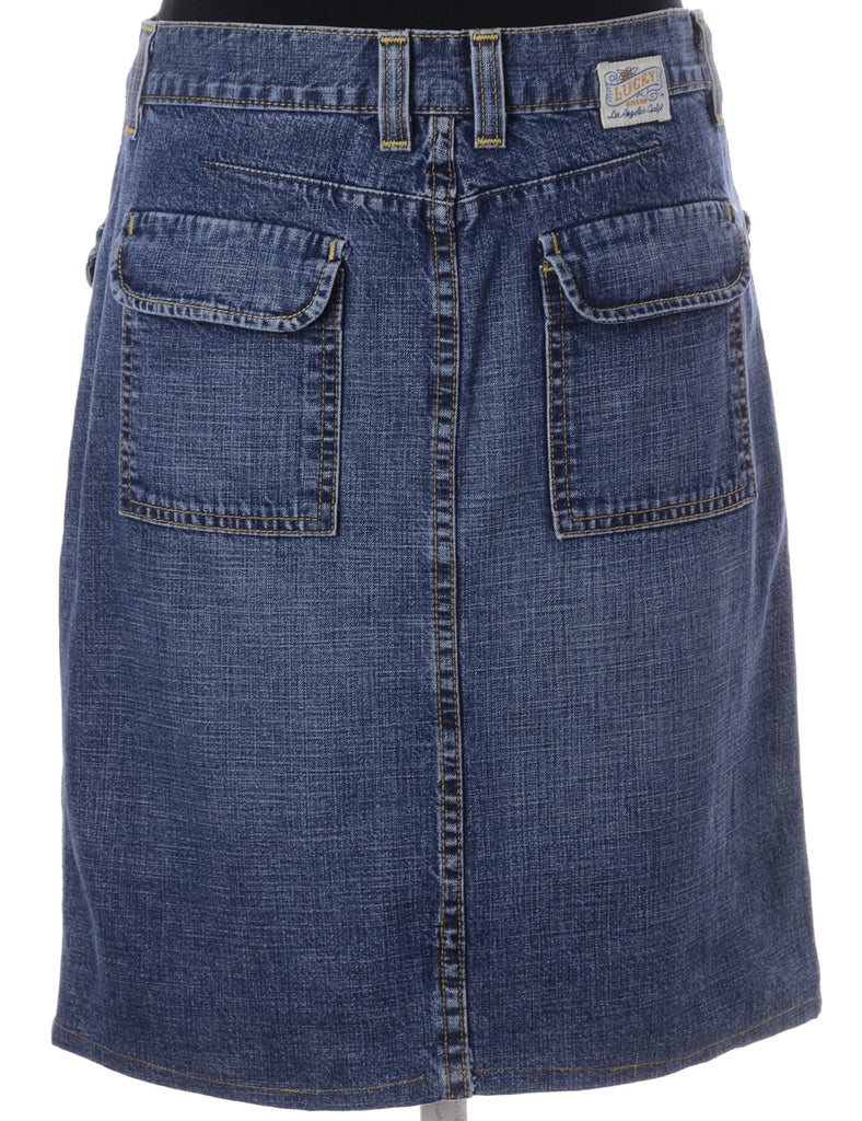 Beyond Retro Label Label Short Denim Skirt